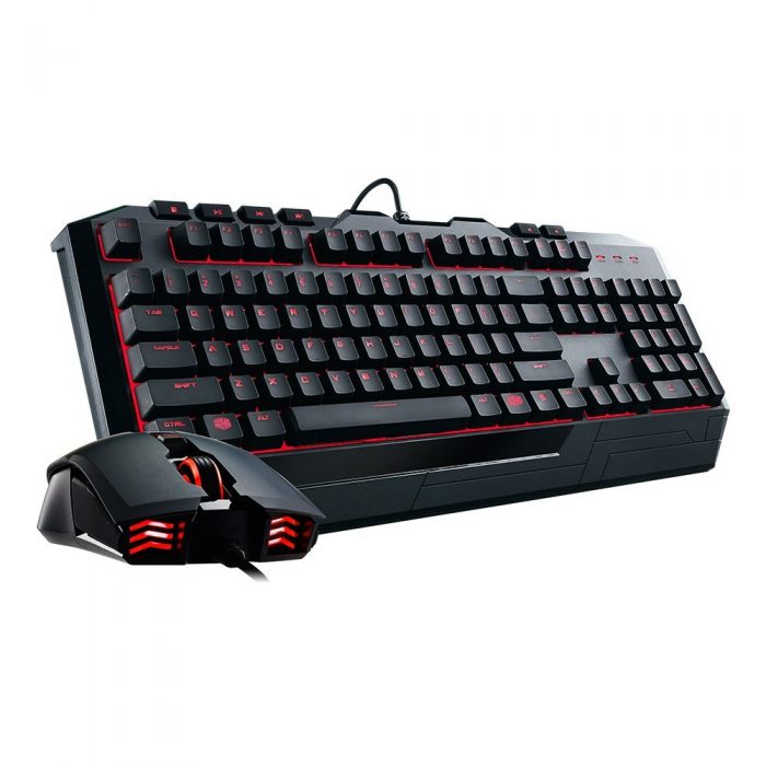  Cooler Master 至尊毁灭者 II LED游戏键盘鼠标套装 32.99元特卖，原价 44.99元，包邮