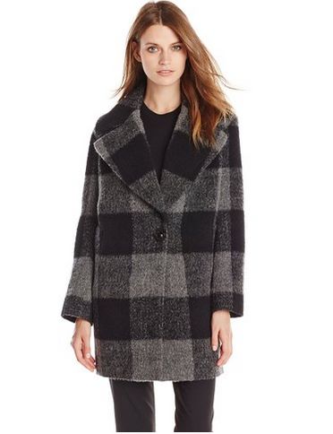  Kensie 女款羊毛大衣（中号）56.71元特卖，原价360元，包邮