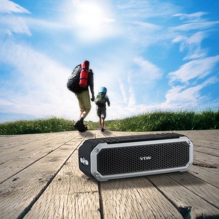  Vtin 蓝牙4.0便携式无线防水立体声音箱 33.54元限量销售，原价 42.99元，包邮