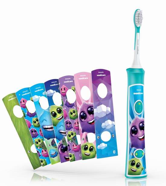  历史最低价！Philips 飞利浦 Sonicare 声波震动 HX6321/02 蓝牙版儿童电动牙刷8.3折 49.99元限时特卖并包邮！