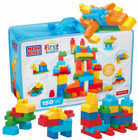  Mega Bloks First Builders 豪华积木150件套5折 17.48元限时特卖！