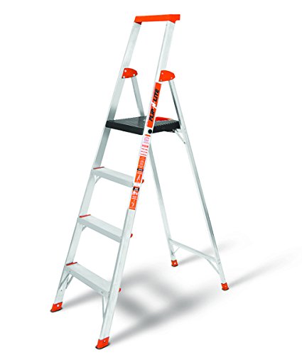  历史最低价！居家必备！Little Giant 小巨人 Ladder 15270-001 超轻航空铝合金四阶人字简捷梯5.9折 130元限时特卖并包邮！