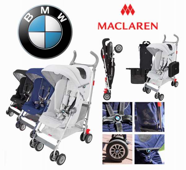  售价暴降！历史新低！Maclaren 英国玛格罗兰 BMW Buggy 宝马限量定制款婴儿推车5.6折 326.27元限时特卖并包邮！两色可选！