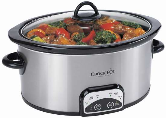  Crock Pot 4夸脱可编程慢炖锅7折 31.99元限时特卖并包邮！