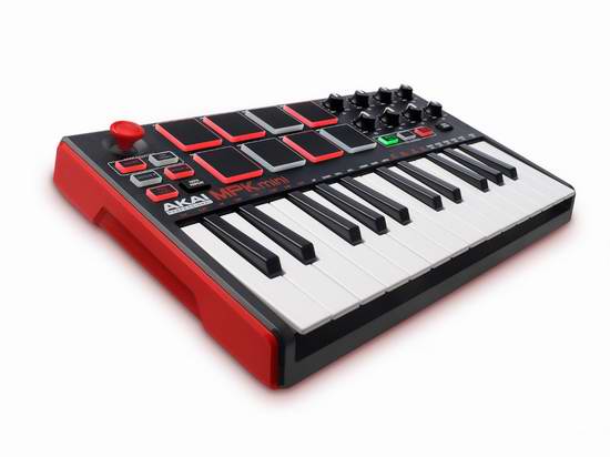  历史新低！Akai Professional MPK Mini MKII 25键MIDI控制器/MIDI键盘5.4折 99.99元限时特卖并包邮！