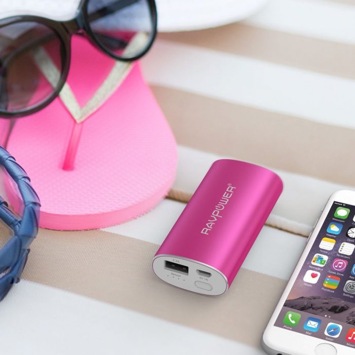  RAVPower 6700mAh 便携式移动电源充电宝 17.67元限量特卖（4色可选），原价 20.79元