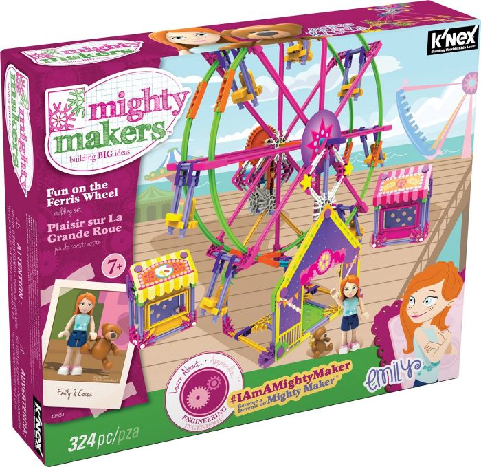  Knex 搭建乐趣摩天轮益智玩具 24.99元特卖，原价 44.99元