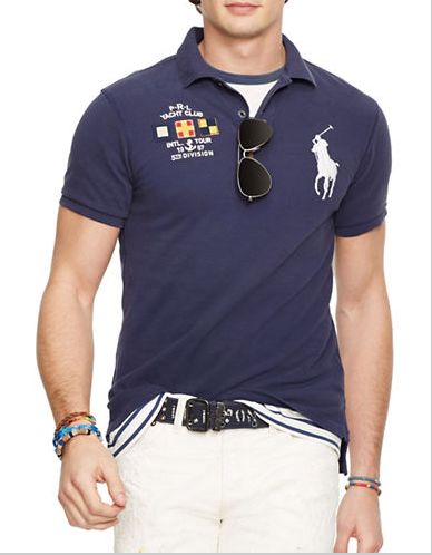  POLO RALPH LAUREN男士短袖衬衫 79.99元（2款可选），原价 159.5元，今日包邮
