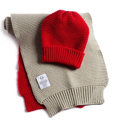  DRAKE GENERAL STORE Chunky Knit 帽子围巾两件套 10.2-12元限时清仓并包邮！