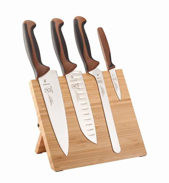  Mercer Culinary Millennia 磁性竹制菜板+刀具5件套 59.08元限时清仓并包邮！