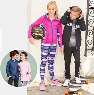  新品上线！精选1844款 Adidas、Nike、Levi's、Bench、Calvin Klein 等品牌时尚童装全部5.2折限时特卖！