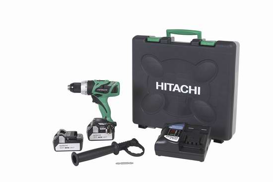  Hitachi 日立 Powertools DS18DBL 18V 3.0-Ah 充电式无刷电机起子电钻2.9折 172.5元限时特卖并包邮！