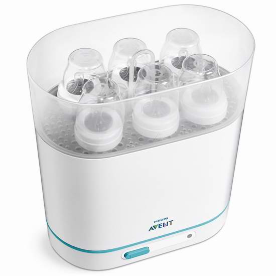  Philips 飞利浦 Avent 新安怡 SCF284/05 三合一电子蒸汽奶瓶消毒锅 8折 75.97加元包邮！