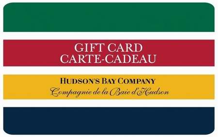  Hudson's Bay、Sport Chek 礼品卡 95元特卖，原价 100元，包邮