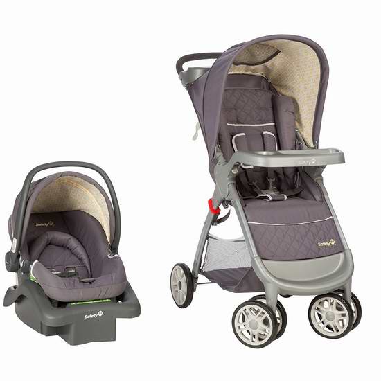  历史新低！Safety 1st Amble Quad 超轻便婴儿推车+汽车安全提篮套装 174.99元限时特卖并包邮！