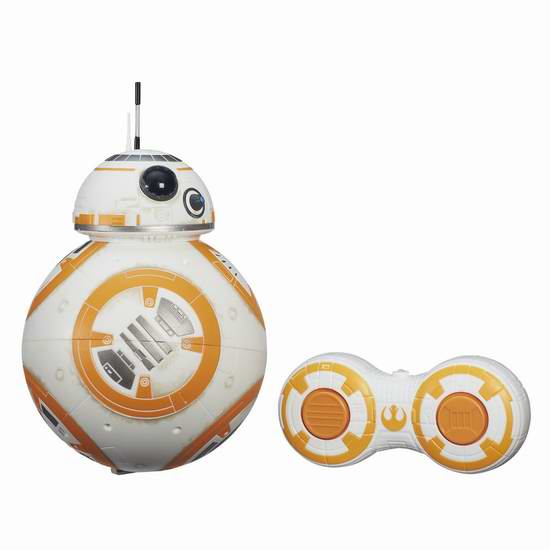  白菜速抢！Hasbro 孩之宝 Star Wars 星球大战前传VII RC BB-8 遥控机器人2.6折 24加元清仓！