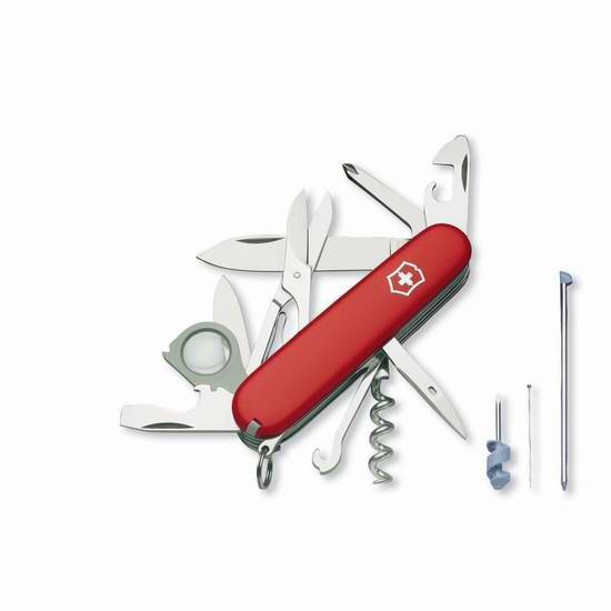  历史新低！Victorinox Swiss 维氏正宗瑞士军刀 VN53792 19功能猎人口袋刀3.8折 50.89元限时特卖并包邮！