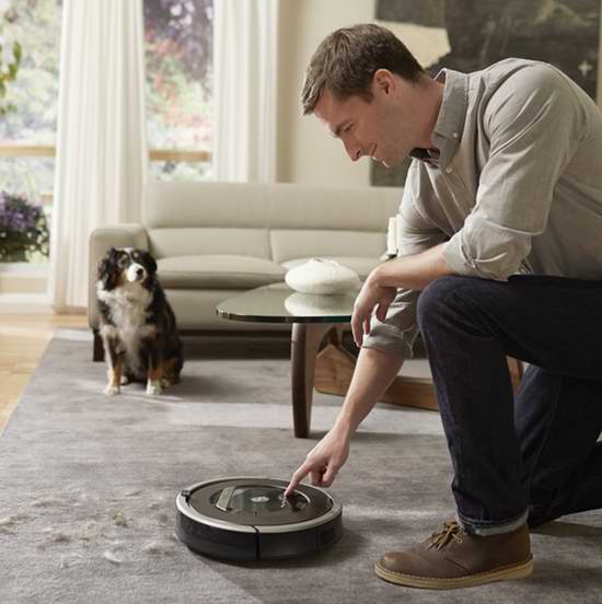  历史最低价！吸力惊人提升5倍！iRobot Roomba 870 智能全自动扫地机器人宠物/过敏版吸尘器549.99元限时特卖并包邮！