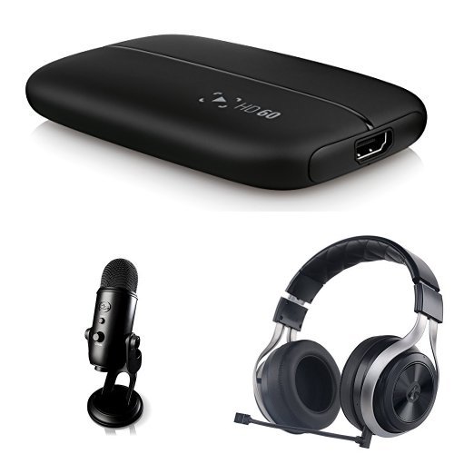  历史新低！Elgato HD60 游戏视频录制神器+Blue Microphones Yeti 雪人USB电容麦克风+LucidSound LS30无线游戏耳机 超值套装最高立省224元限时特卖！