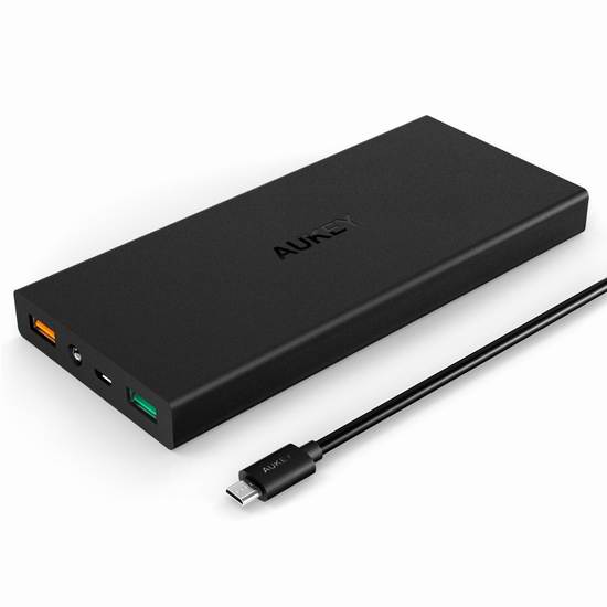  AUKEY Power Bank 16000mAh 便携式移动电源/充电宝 24.49元限量特卖并包邮！