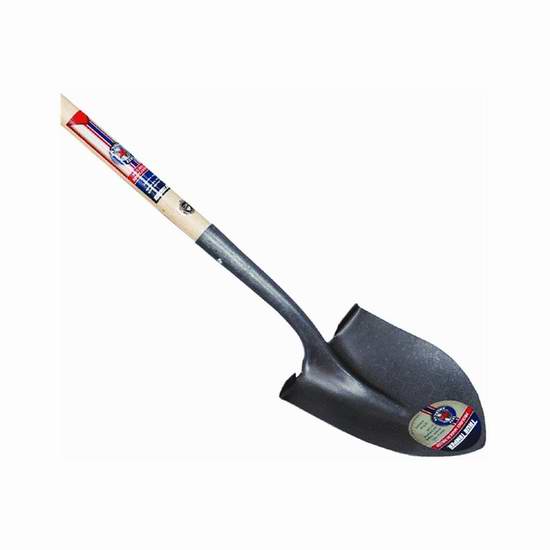  历史新低！Ames Tools True Temper 1564100 木柄钢制铁铲3.5折 11.07元限时特卖！