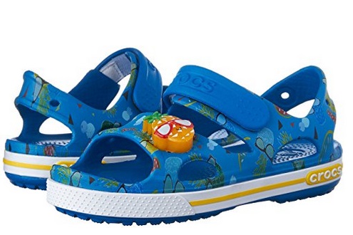  Crocs Kids Crocband II 菠萝装饰儿童凉鞋 10.76元起特卖，原价 56.14元