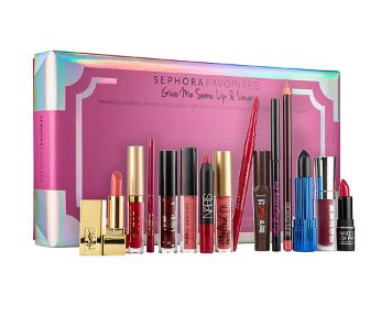  美唇必备！Sephora Favorites Give Me 唇膏14件套 57.6元，原价 72元（价值 222元），包邮