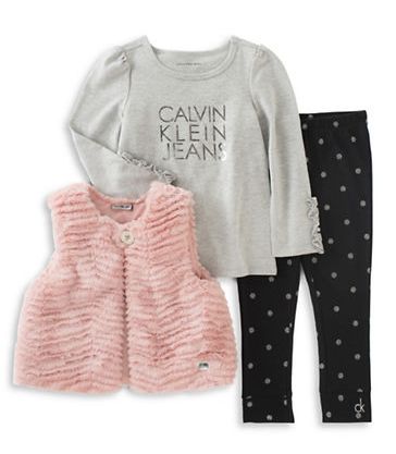  CALVIN KLEIN 宝宝服饰3件套 42元（1-2岁），原价 60元