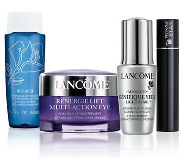  Lancome 兰蔻 新立体塑颜多效眼霜超值4件套95元特卖，送价值213元大礼包！