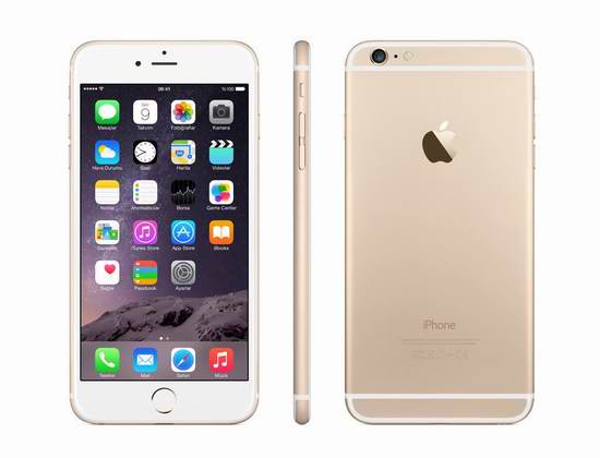  翻新 iPhone 6 PLUS 16GB 苹果手机 529.99元限时特卖并包邮！3色可选！土豪金有货！