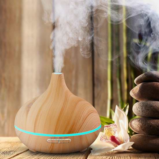  历史最低价！VicTsing 300ml 木纹香薰/精油加湿器4折 39.99元限量特卖并包邮！