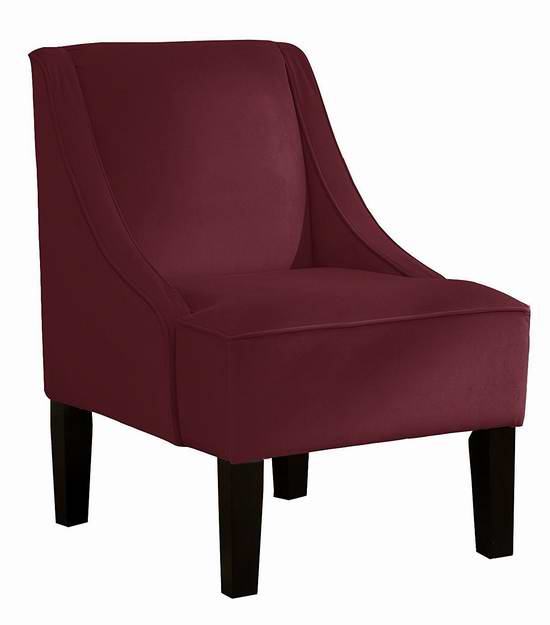  历史新低！Skyline Furniture Swoop 扶手单人沙发4.8折 178.16元限时特卖并包邮！