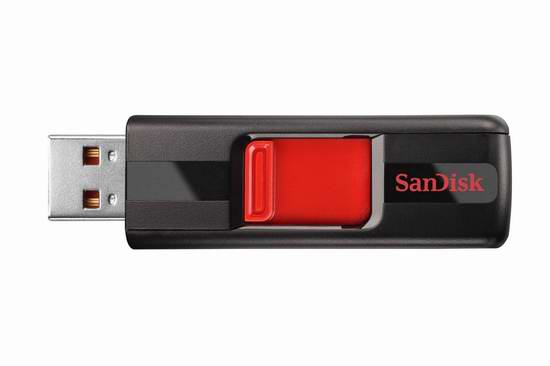  历史最低价！SanDisk Cruzer CZ36 128GB USB 2.0 闪存盘/U盘5折 29.99元限时特卖！