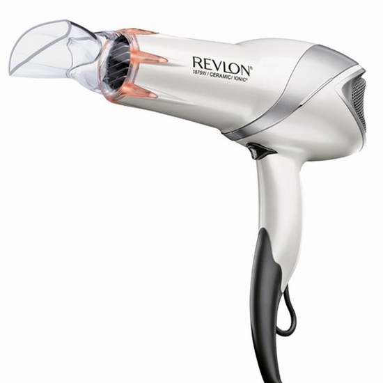  Revlon 1875w Laser Brilliance 红外加热负离子电吹风 32.59元限时特卖！
