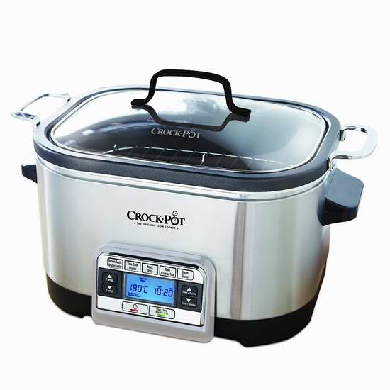  Crock-Pot CKCPSCMC6-033 6夸脱五合一多功能烹饪锅6.3折 87.98元限时特卖并包邮！