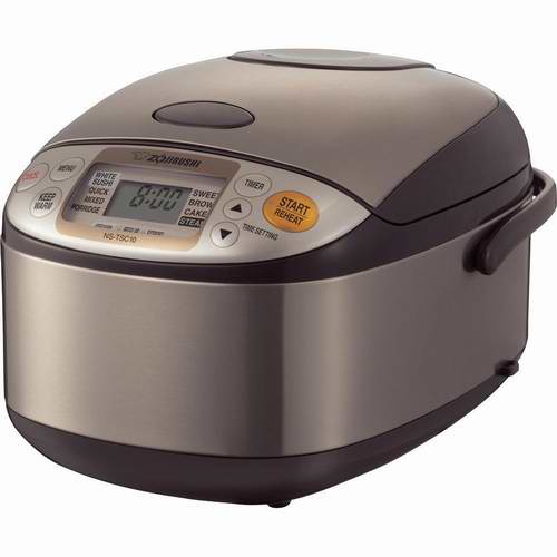  历史新低！Zojirushi 象印 NS-TSC10 5.5杯多功能微电脑电饭煲 139.99元限时特卖并包邮！