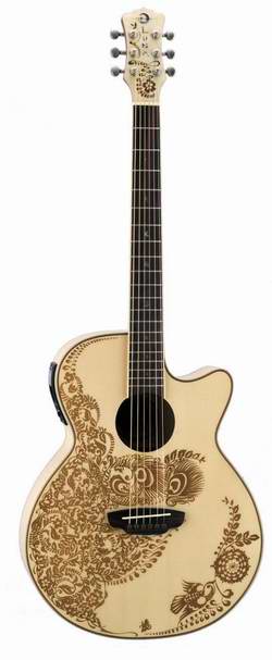  快！Luna Guitars Folk 系列 HEN O2 SPR Authentic电吉他0.4折 26.99元限时清仓！