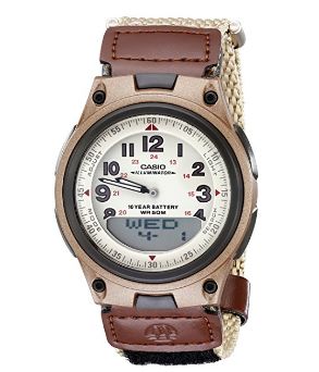  历史最低价！Casio 卡西欧 AW80V-5BV 男款休闲双显石英腕表4.4折 26.05元限时特卖并包邮！