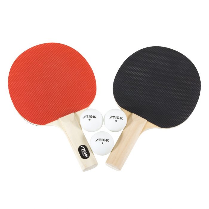 Stiga T1332 经典2人乒乓球拍套装 14.97元，原价 22.94元