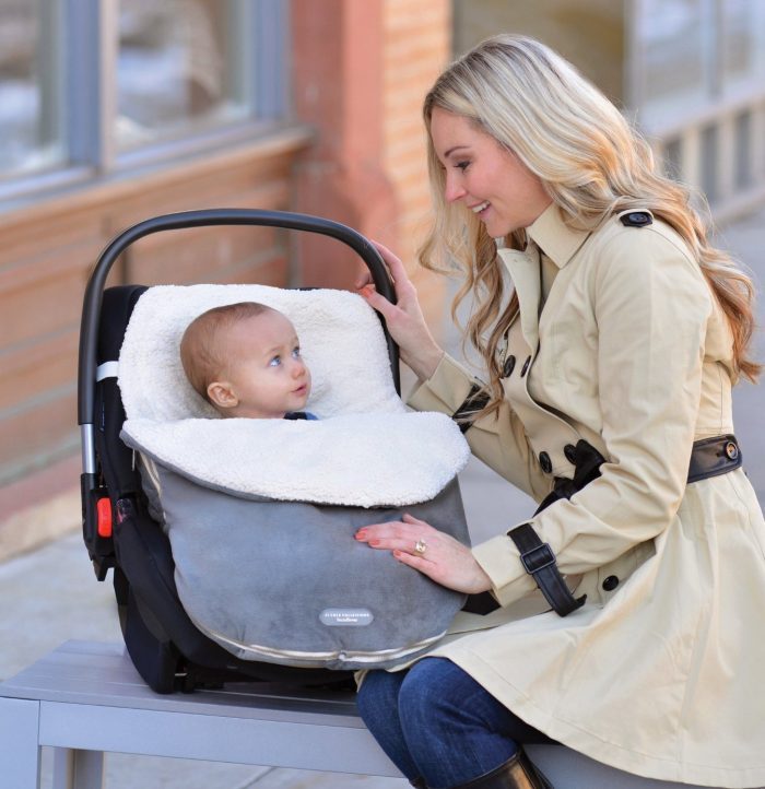  JJ Cole Original Infant Bundleme婴儿推车/提篮保暖袋 36加元（海蓝色），原价 49.95加元，包邮