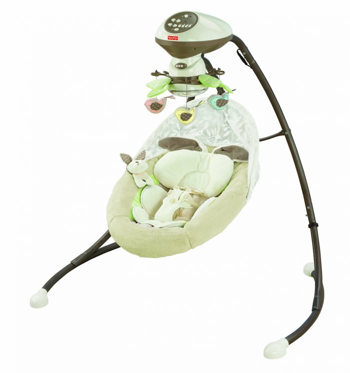  Fisher-Price 费雪 Snugabunny Cradle N婴儿豪华多功能电动摇篮 119.99元，原价 178.49元，包邮