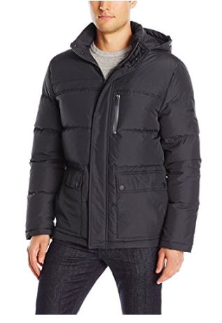  Kenneth Cole New York 男款连帽羽绒服 63元（2色），原价 355元，包邮