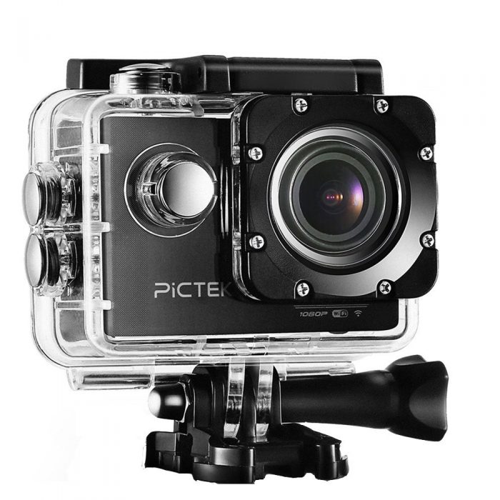  Pictek 12MP 1080p 全高清 WiFi无线运动摄像机 55.99加元限量特卖并包邮！