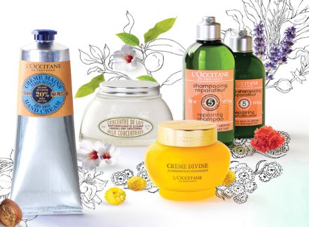  L'Occitane 欧舒丹网购星期一特卖，满50元送4件套护手霜+10元礼品卡！满55元再用 38元购价 17件套礼品包！全场包邮仅限11月28日！