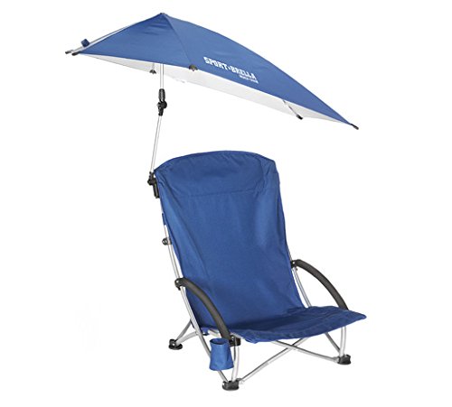  历史最低价！Sport-Brella 折叠式户外沙滩椅+遮阳伞套装5.5折 39.99元限时特卖并包邮！