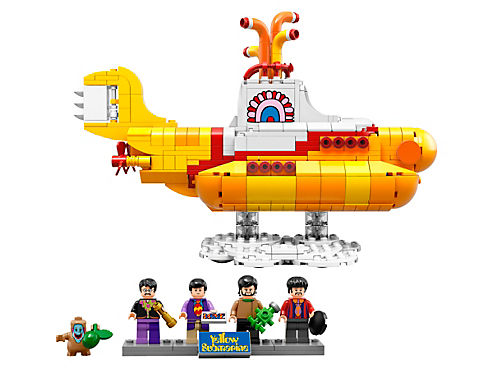  Lego 乐高 21306 创意系列 披头士黄色潜水艇积木套装（553pcs） 36.4加元包邮！会员专享！