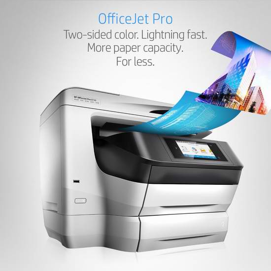  历史最低价！HP 惠普 OfficeJet Pro 8740 无线多功能彩色喷墨打印机 269.99元限时特卖并包邮！