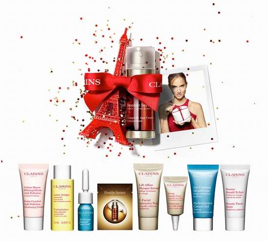  Clarins 娇韵诗 双十一特卖！满110元送11件套试用大礼包！