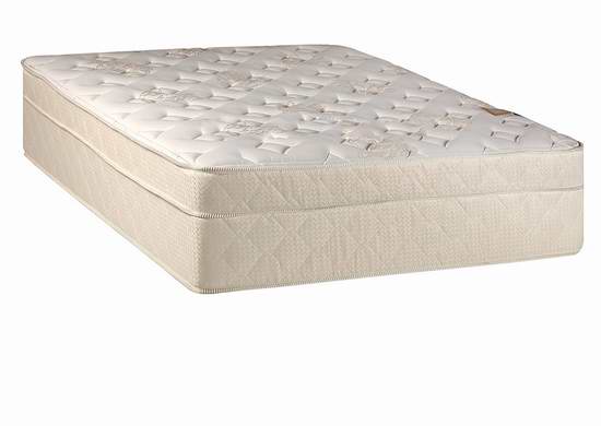  历史新低！Continental Sleep 豪华系列 13英寸 Euro Top Firm Twin 床垫4.3折 284.32元限时特卖并包邮！