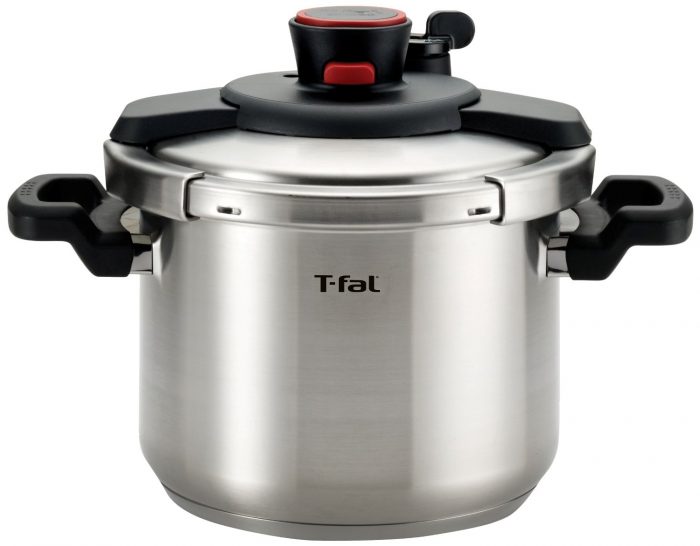  历史新低！T-fal P45007 Clipso 6.3夸脱 不锈钢高压锅5.1折 86.99元限时特卖并包邮！
